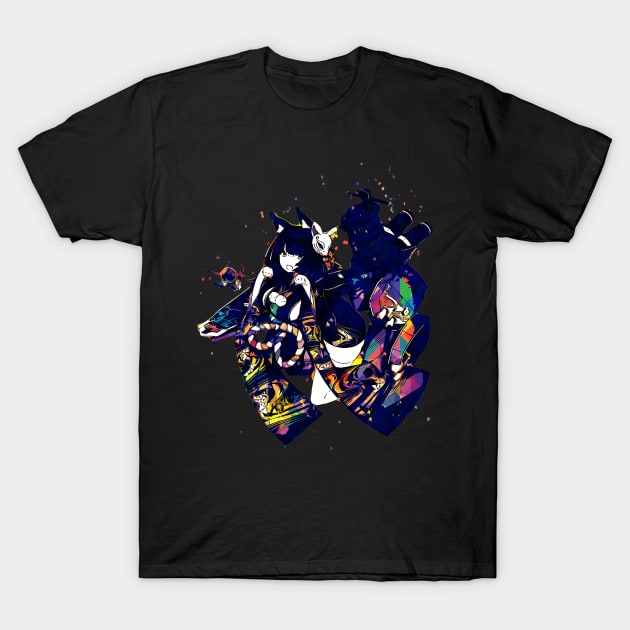 Azur Lane Yamashiro Pop Art T-Shirt by DIY Kulon Progo 